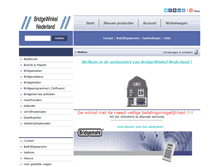 Tablet Screenshot of bridgeshop-twente.nl
